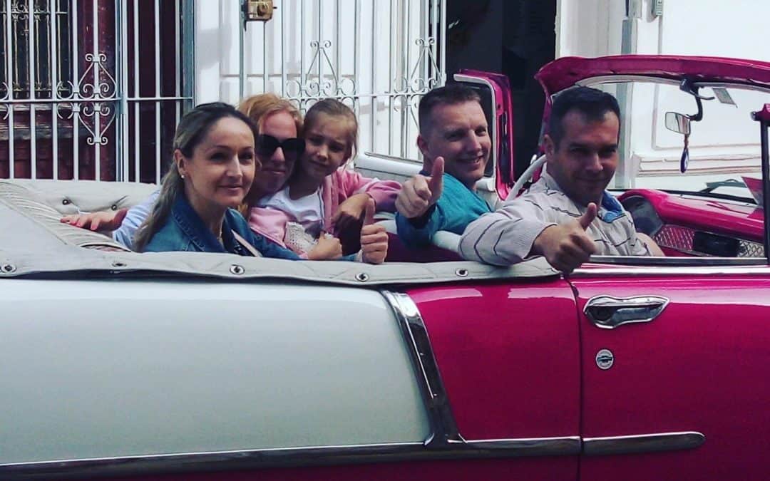 Soltes family. Lovely, passionate, always looking for experiences to live in Havana. They left in a difficult covid moment but we stood together. They came back home safe.